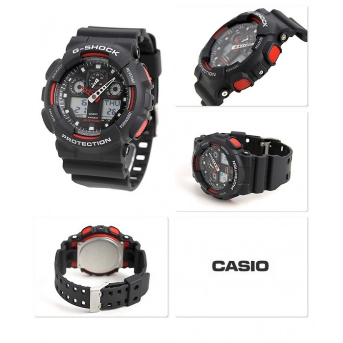Casio G Shock Ga 100 1a4dr Original Men S Standard Digital Analog Black Resin Watch Ga 100 Casio G Shock Ga 100 1a4dr Original Men S Standard Digital Analog Black Resin Watch Ga 100