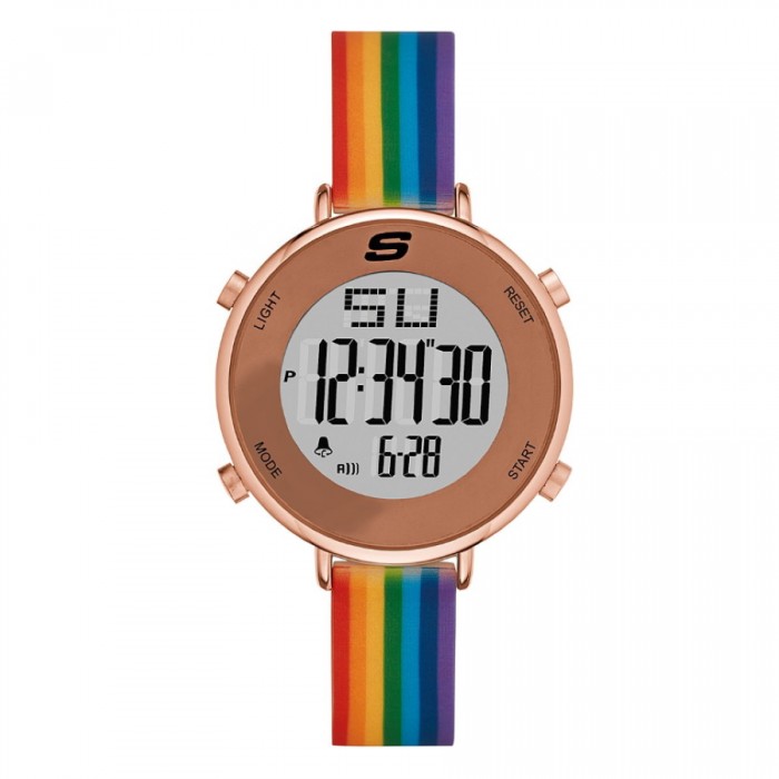 [100% ORIGINAL] Skechers SR6188 Women's Rainband Digital Rainbow