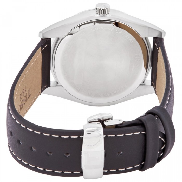 Tissot T127.410.16.051.00 Men's Gentleman Quartz Leather Strap Dress  Fashion Watch T1274101605100
