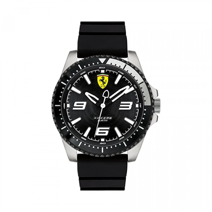 [Official Warranty] Scuderia Ferrari 830464 Men's XX Kers Black Dial