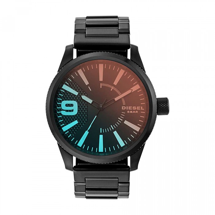 DIESEL腕時計 RASP DZ1844 ディーゼル Official Warranty] Diesel DZ1844 Men's Rasp Three-Hand Black