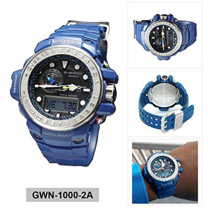 時計 G-SHOCK GWN-1000 GULFMASTER blue archive CASIO G-Shock GULFMASTER GWN-1000-2AJF : Amazon.in: Fashion