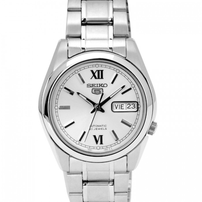 Seiko Snkl51k1 Men S 5 Automatic 21 Jewel Steel Watch