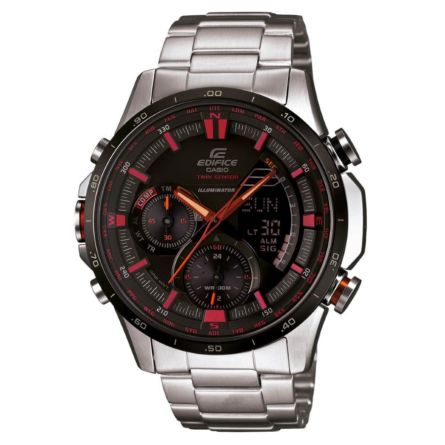 OFFICIAL MALAYSIA WARRANTY) Casio Edifice ERA-300DB-1A Men's Digital Analog  LED Twin Sensor Watch ERA-300DB-1AV