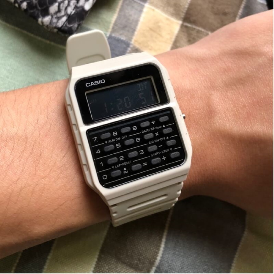 Casio Ca 53wf 1b Ca 53wf 100 Original Man Vintage Calculator Data Bank Watch Jam Ori Casio Jam Casio Lelaki Casio Ori Watch For Man Calculator Watch Vintage Watch