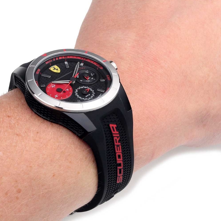 Ferrari 時計　0830254 Scuderia Ferrari 830254 Men's Redrev Quartz Multifunction Watch